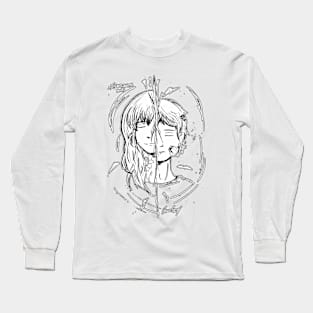 Inktober - day 2 DIVIDED Long Sleeve T-Shirt